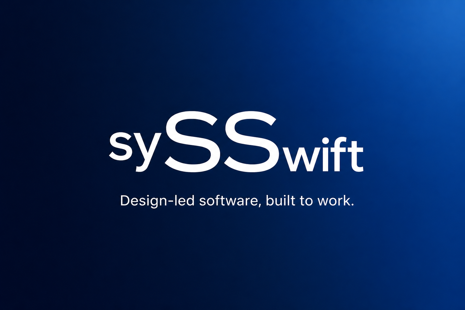 Real Software Interface sySSwift—Websites, Software Systems & Digital Products